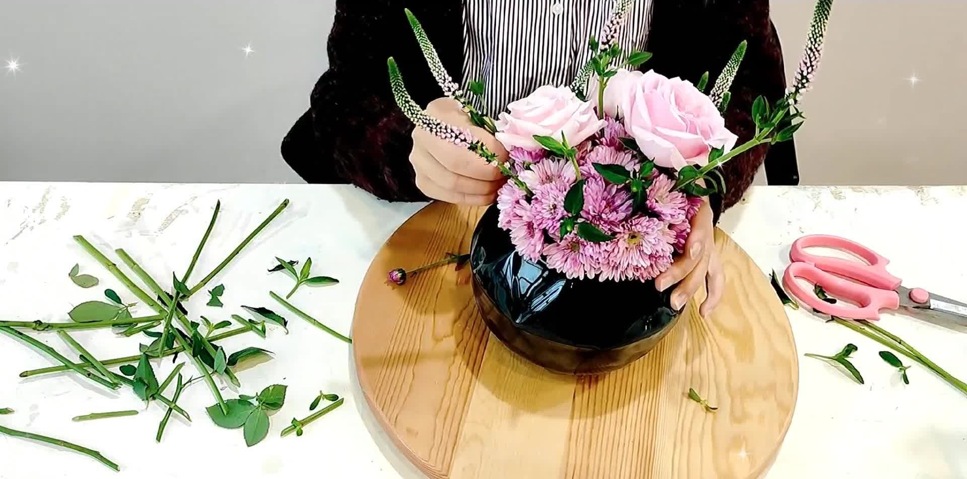插花教程苹果版视频免费插花视频教程初学者