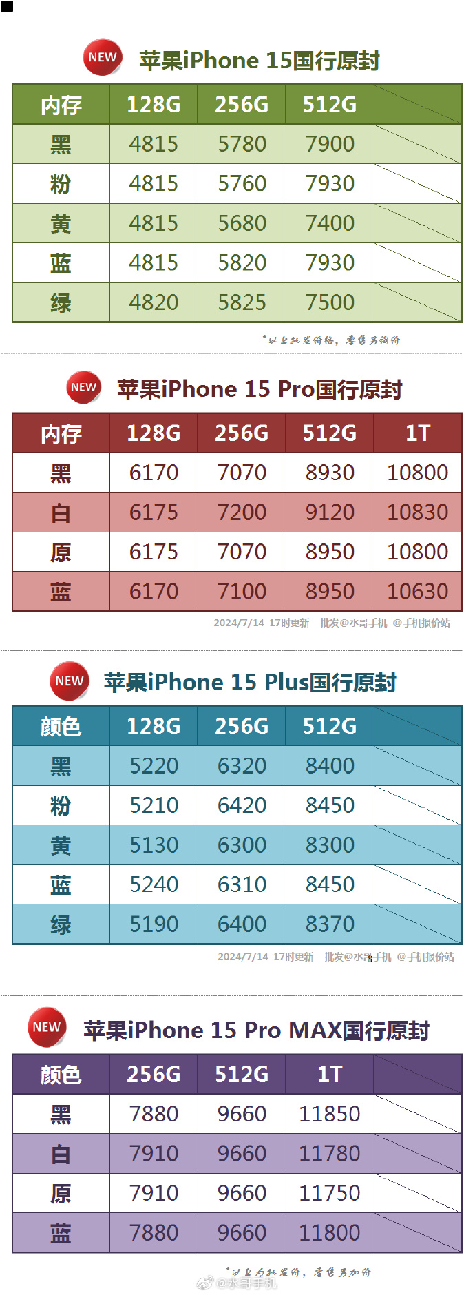 苹果手机国版价格2024年苹果15官网价格-第2张图片-太平洋在线下载